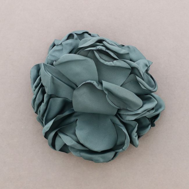 FABRIC FLOWER BROOCH 16CM