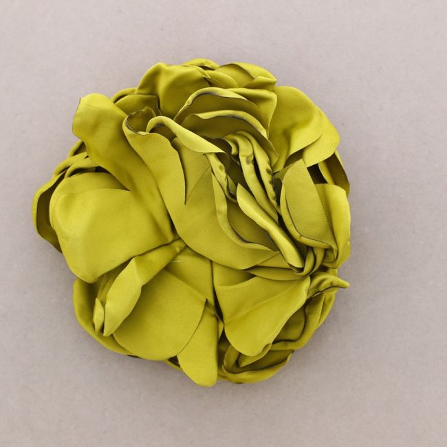 BROCHE FLOR TELA 16CM
