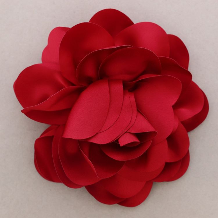 BROCHE FLOR TELA 20CM