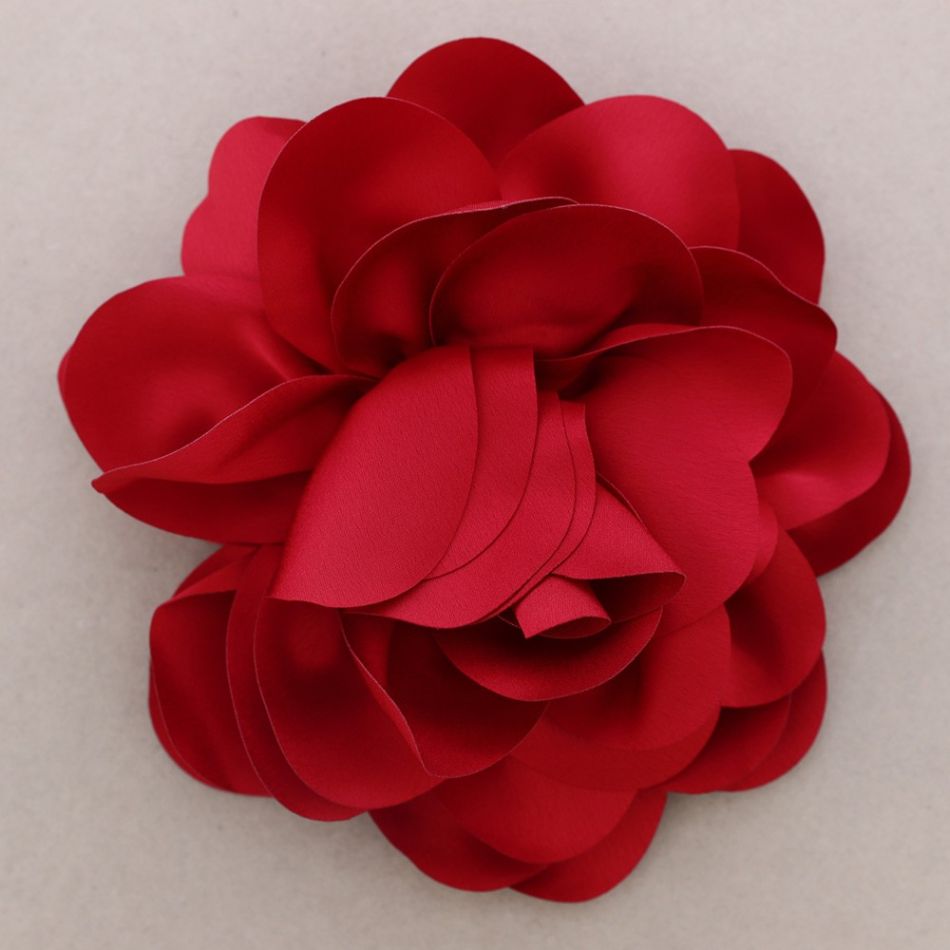 BROCHE FLOR TELA 20CM
