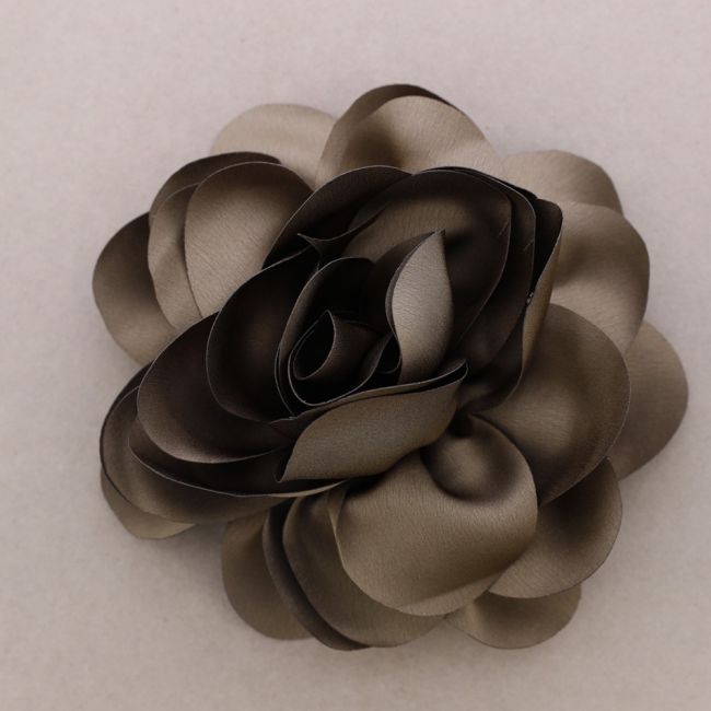 FABRIC FLOWER BROOCH 20CM