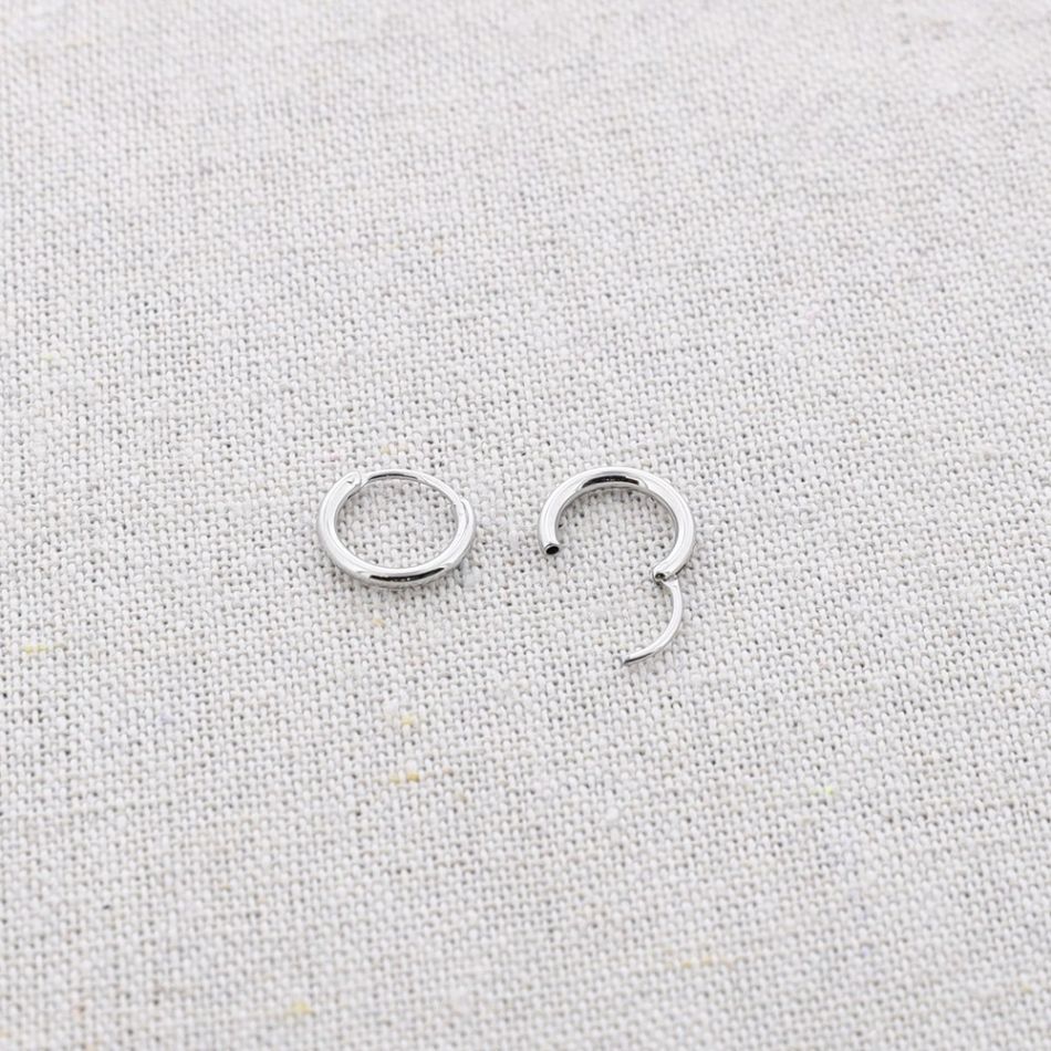 PENDIENTES ACERO ARO 11MM