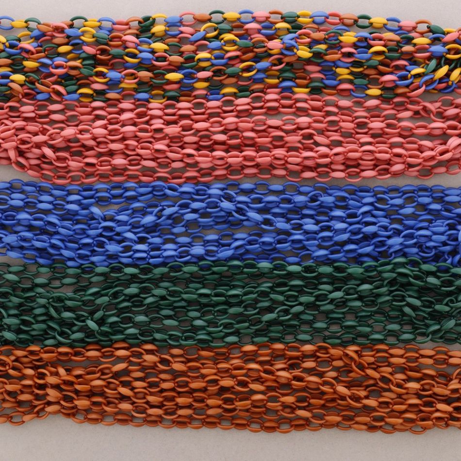 RESIN MULTI-ROW SHORT NECKLACE