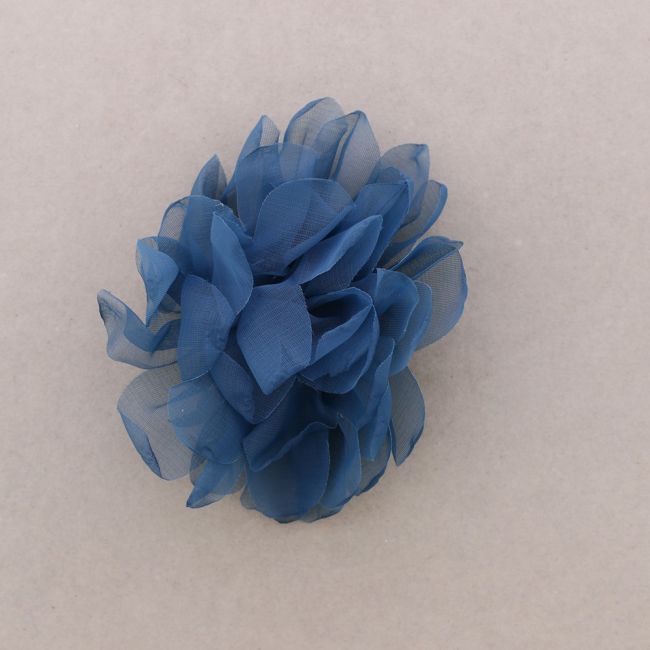 BROCHE FLOR TELA 14CM