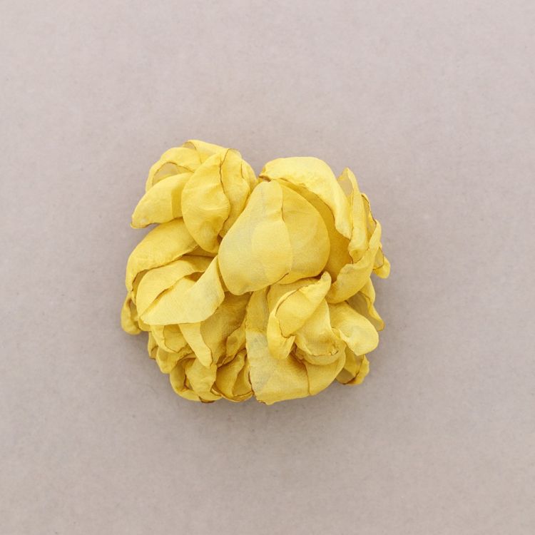 FABRIC FLOWER BROOCH 12 CM
