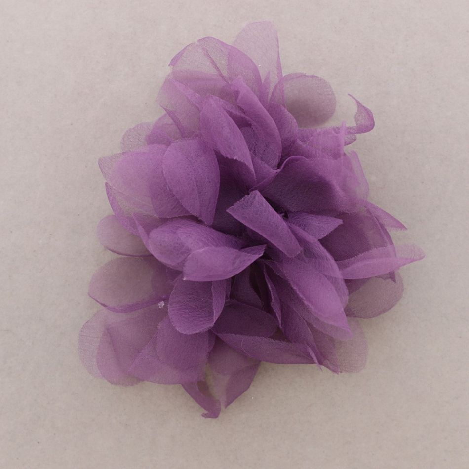 BROCHE FLOR GASA 15*22CM