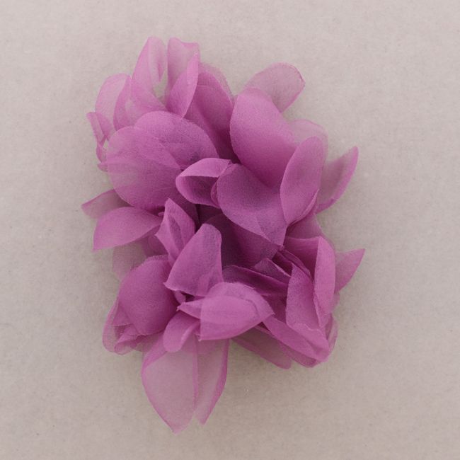 BROCHE FLOR GASA 15*22CM