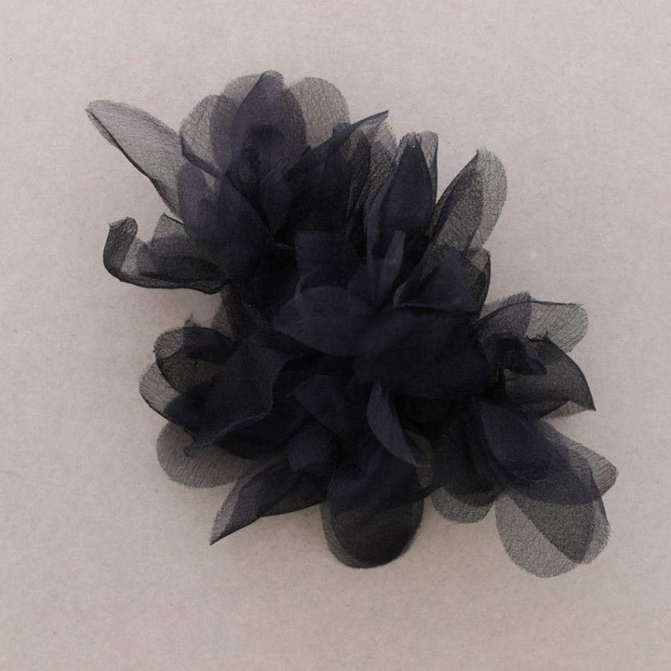 BROCHE FLOR GASA 15*22CM