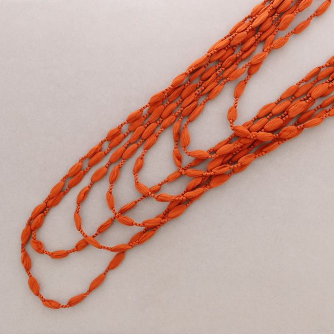 COLLAR MULTI VUELTAS LANA BOLITAS