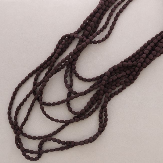 MULTI TURNS WOOL BALLS NECKLACE