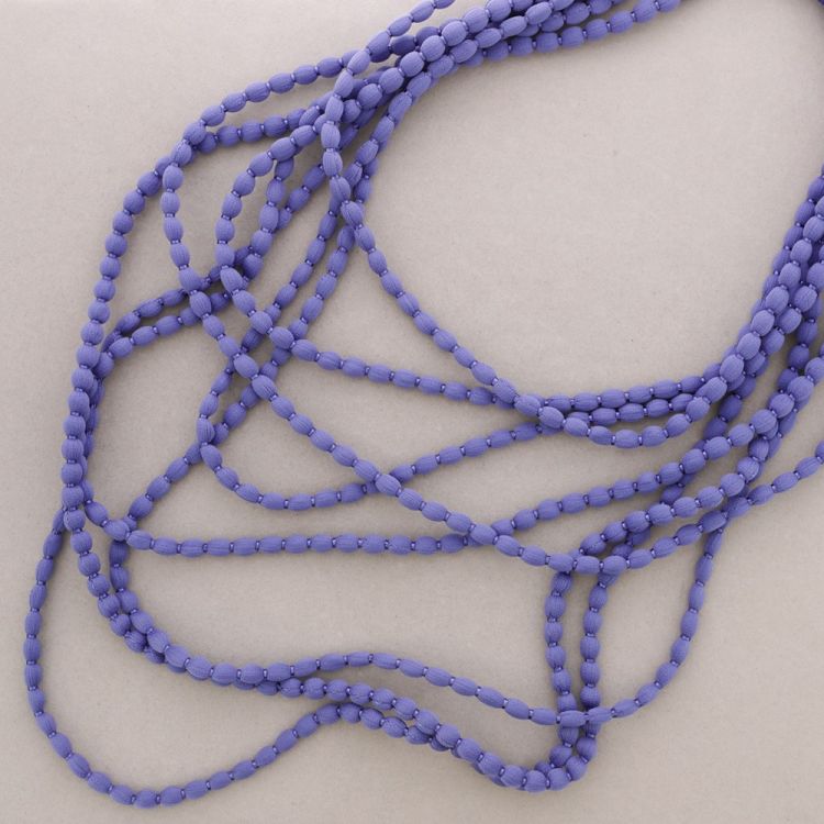 COLLAR MULTI VUELTAS LANA BOLITAS 2