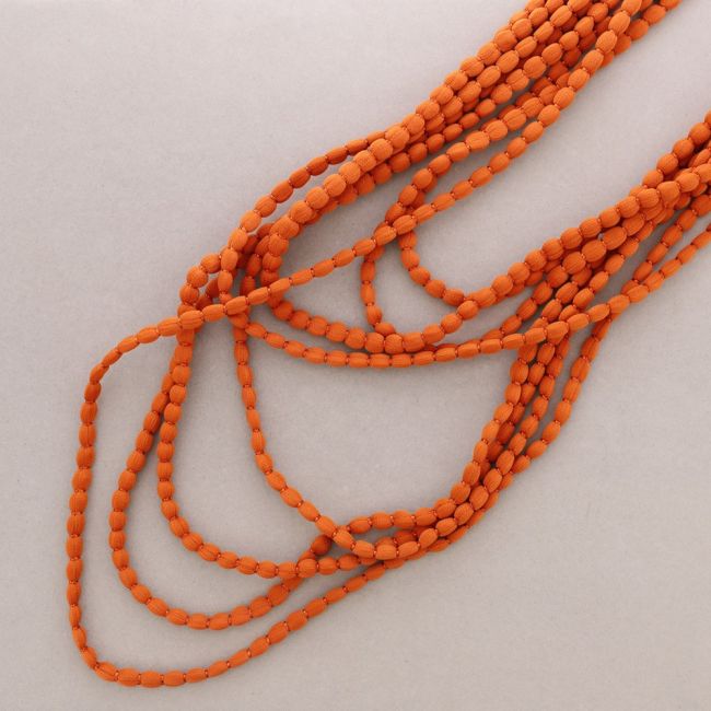 MULTI TURNS WOOL BALLS NECKLACE