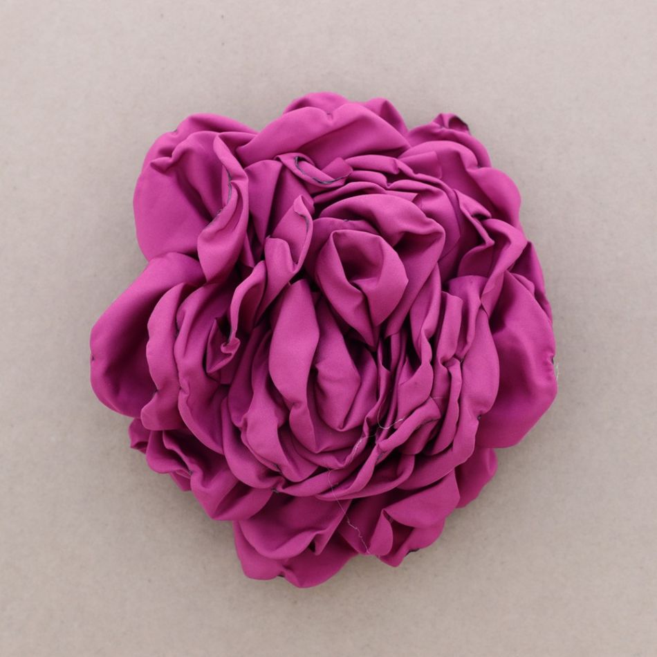 FABRIC FLOWER BROOCH 20CM