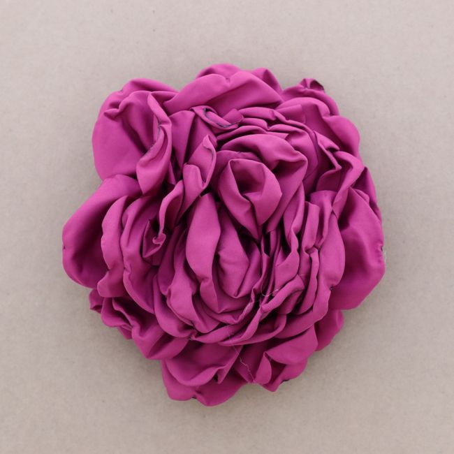 FABRIC FLOWER BROOCH 20CM