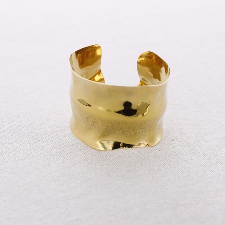 PULSERA ACERO AJUSTABLE ANCHA