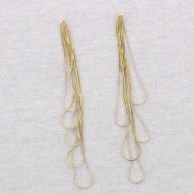 CASCADE SHAPE STEEL EARRINGS