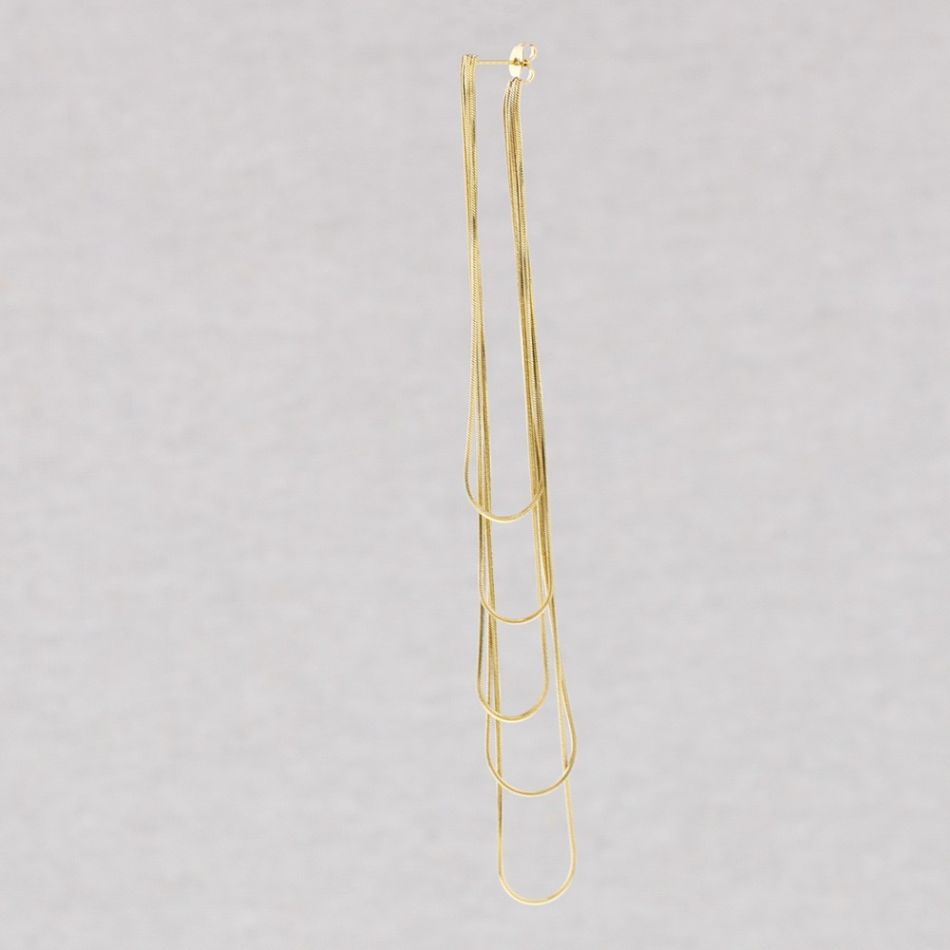 CASCADE SHAPE STEEL EARRINGS