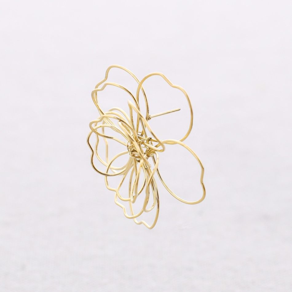 FLOWER STEEL EARRINGS