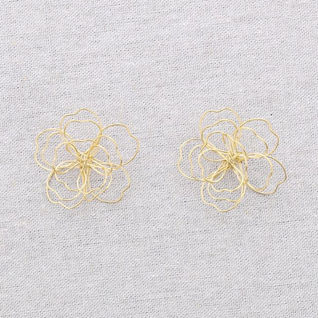 FLOWER STEEL EARRINGS
