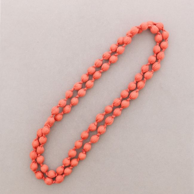 COLLAR LARGO BOLAS FORRADAS TELA 160CM