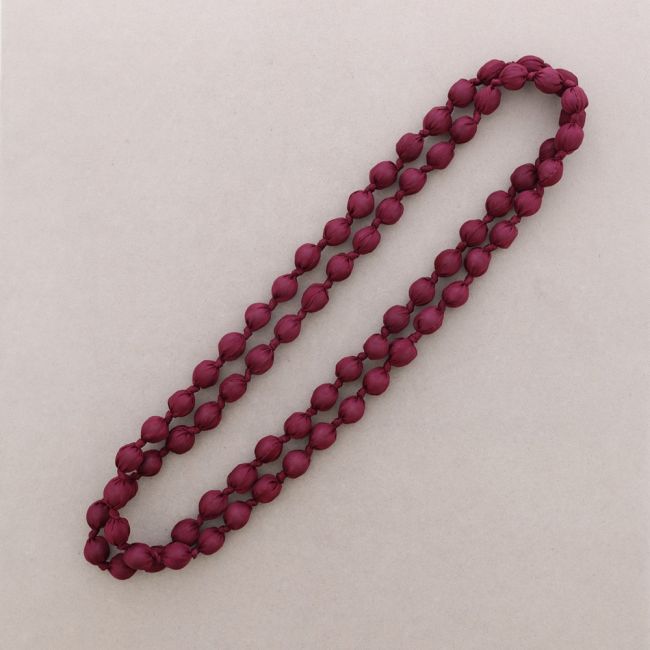 COLLAR LARGO BOLAS FORRADAS TELA 160CM