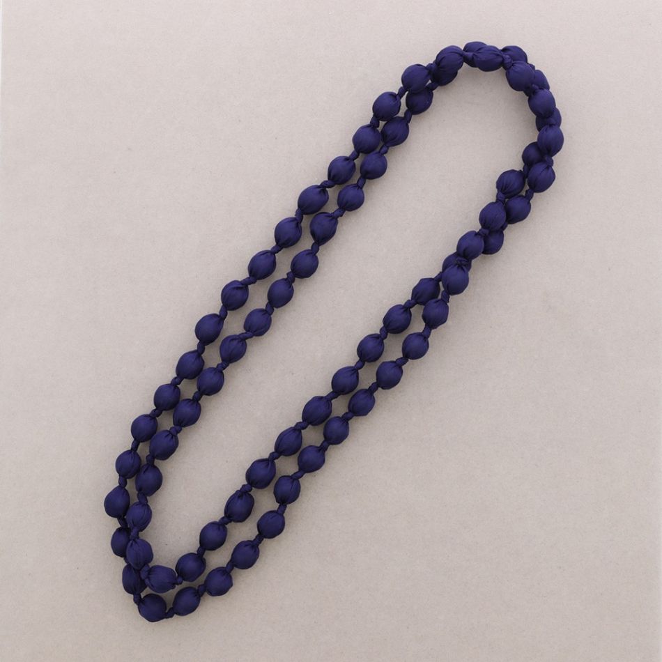 COLLAR LARGO BOLAS FORRADAS TELA 160CM