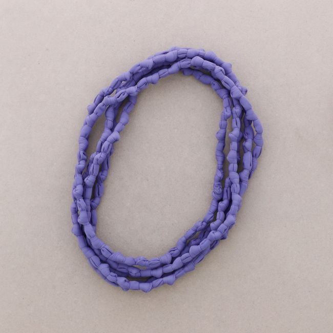 LONG KNOT FABRIC NECKLACE