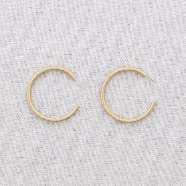 PENDIENTES ACERO 5CM ARO 4MM
