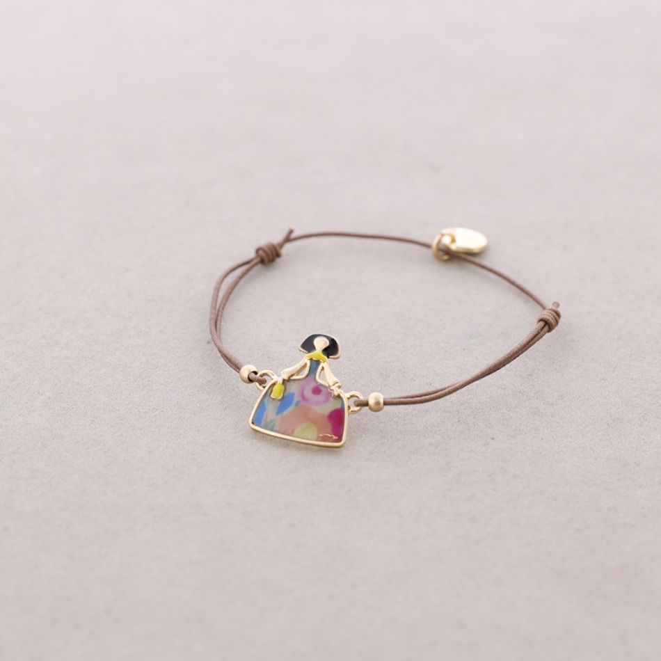 PULSERA MENINA METAL ESMALTE