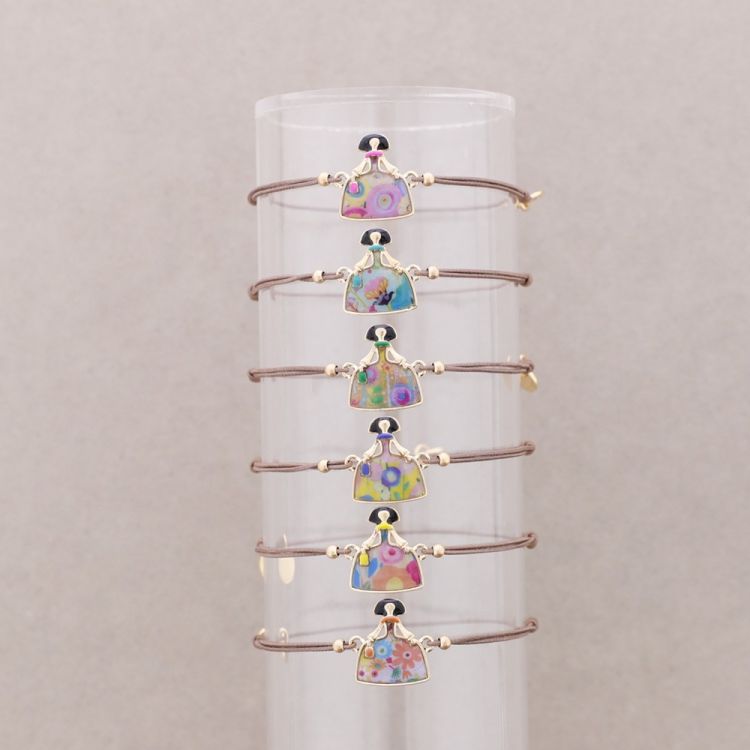 PULSERA MENINA METAL ESMALTE 2