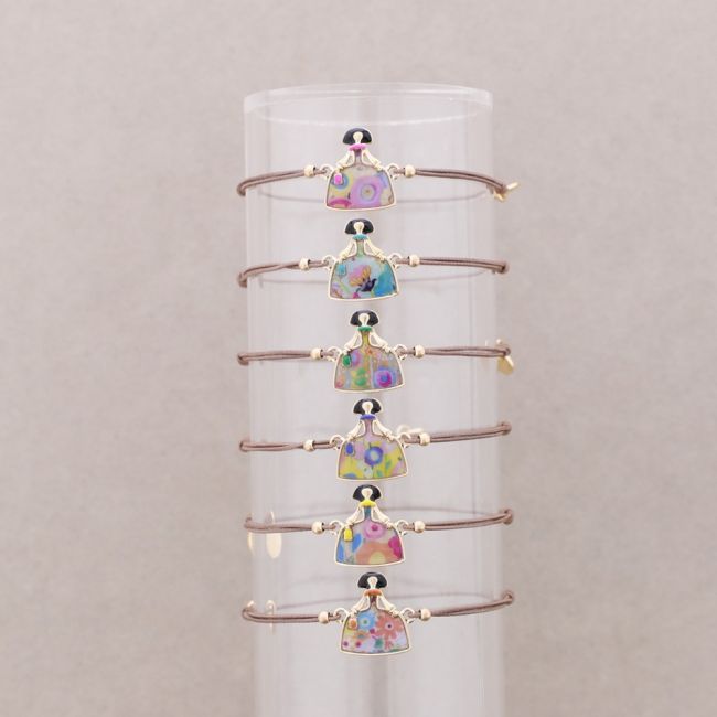 PULSERA MENINA METAL ESMALTE