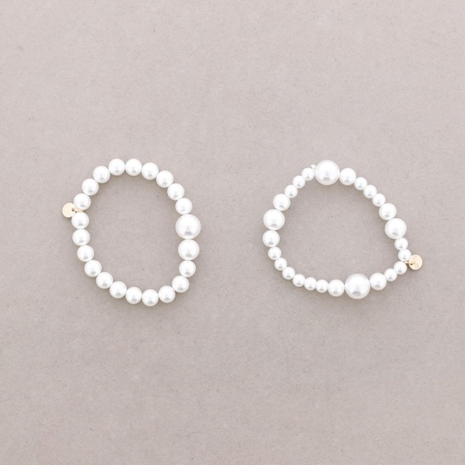 PULSERA ACABADO PERLA VARIAS