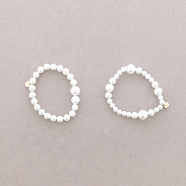 PULSERA ACABADO PERLA VARIAS