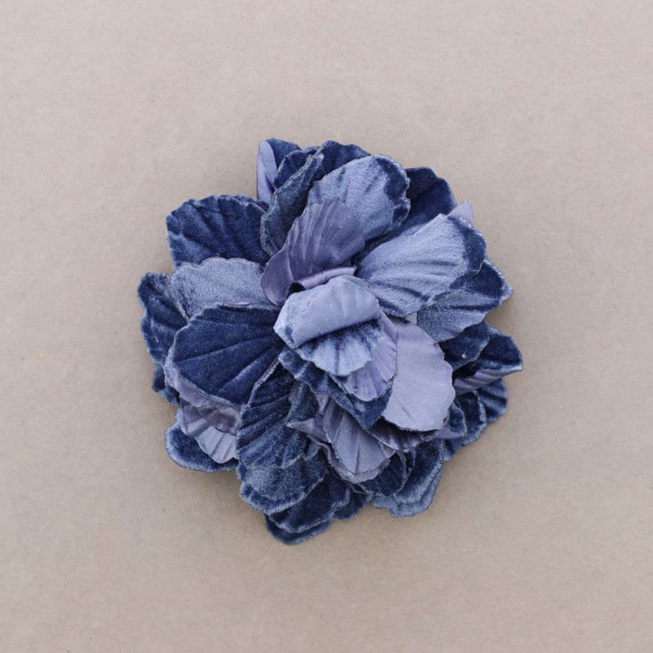 FABRIC FLOWER BROOCH 16CM