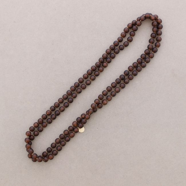 COLLAR LARGO BOLAS NUDOS 1.2M*8MM