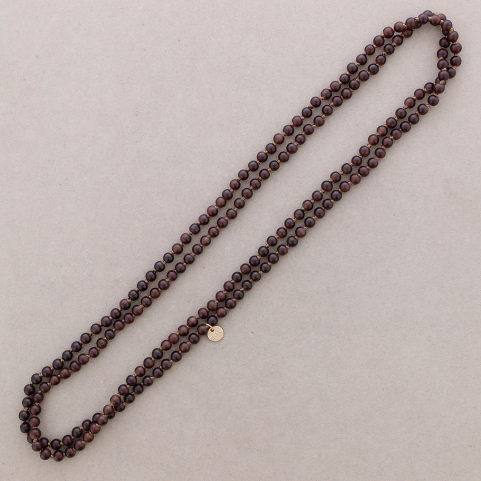 COLLAR LARGO BOLAS NUDO 1.5M*6MM