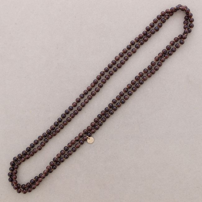 LONG NECKLACE WITH KNOTS BALLS 1.5M*6MM