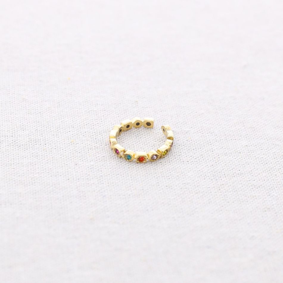 ANILLO ACERO CRISTALES