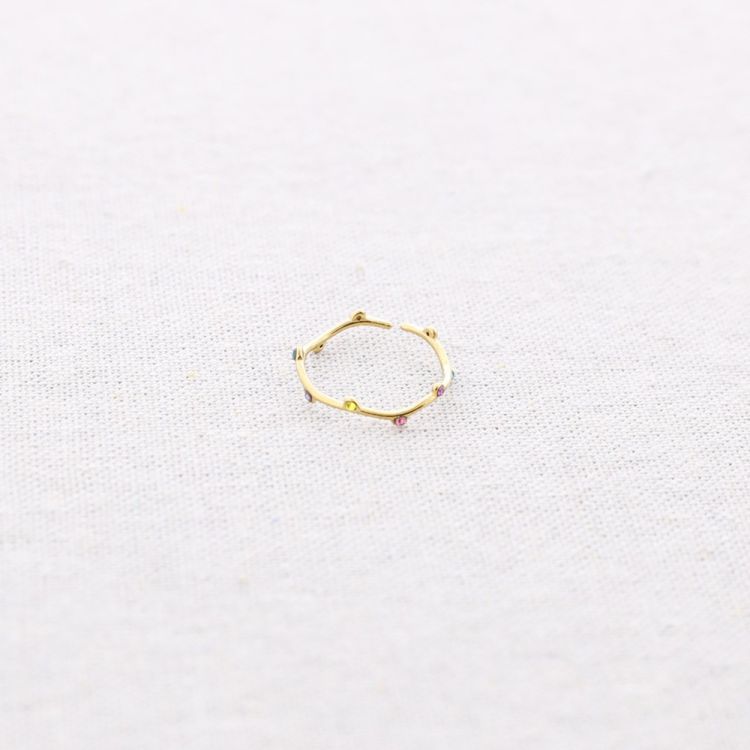 ANILLO ACERO CIRCONITAS 2