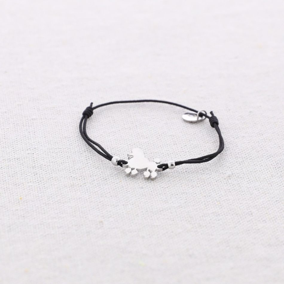 PULSERA ACERO ELÁSTICO PERRITO