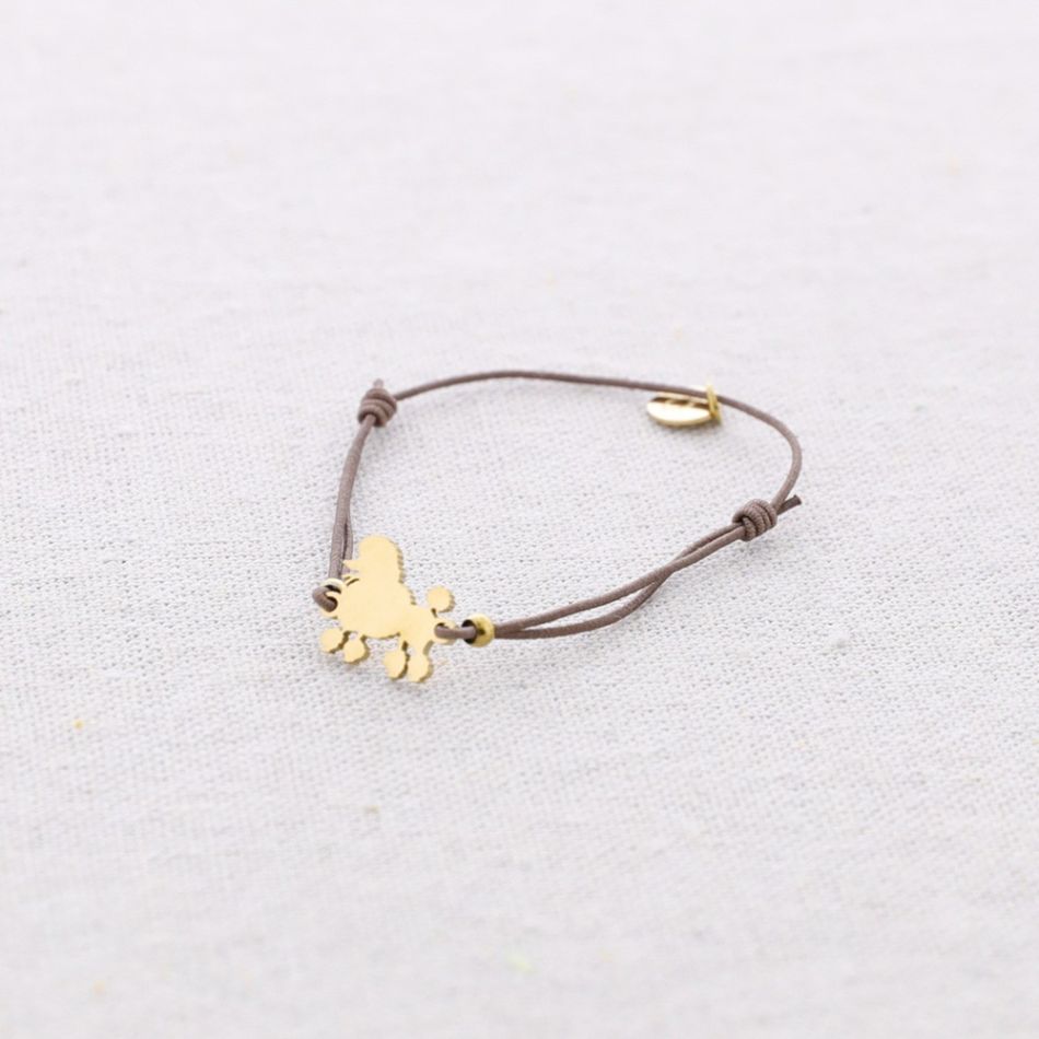 ELASTIC STEEL PUPPY BRACELET
