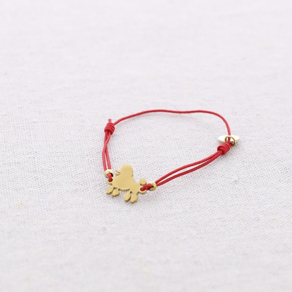 ELASTIC STEEL PUPPY BRACELET