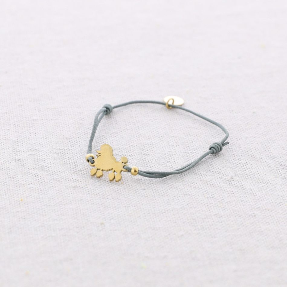 ELASTIC STEEL PUPPY BRACELET
