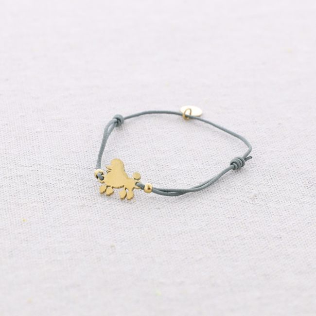 PULSERA ACERO ELÁSTICO PERRITO