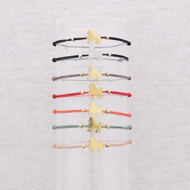PULSERA ACERO ELÁSTICO PERRITO
