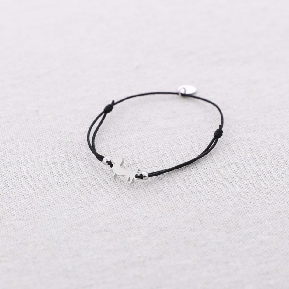 PULSERA ACERO ELÁSTICO PERRITO