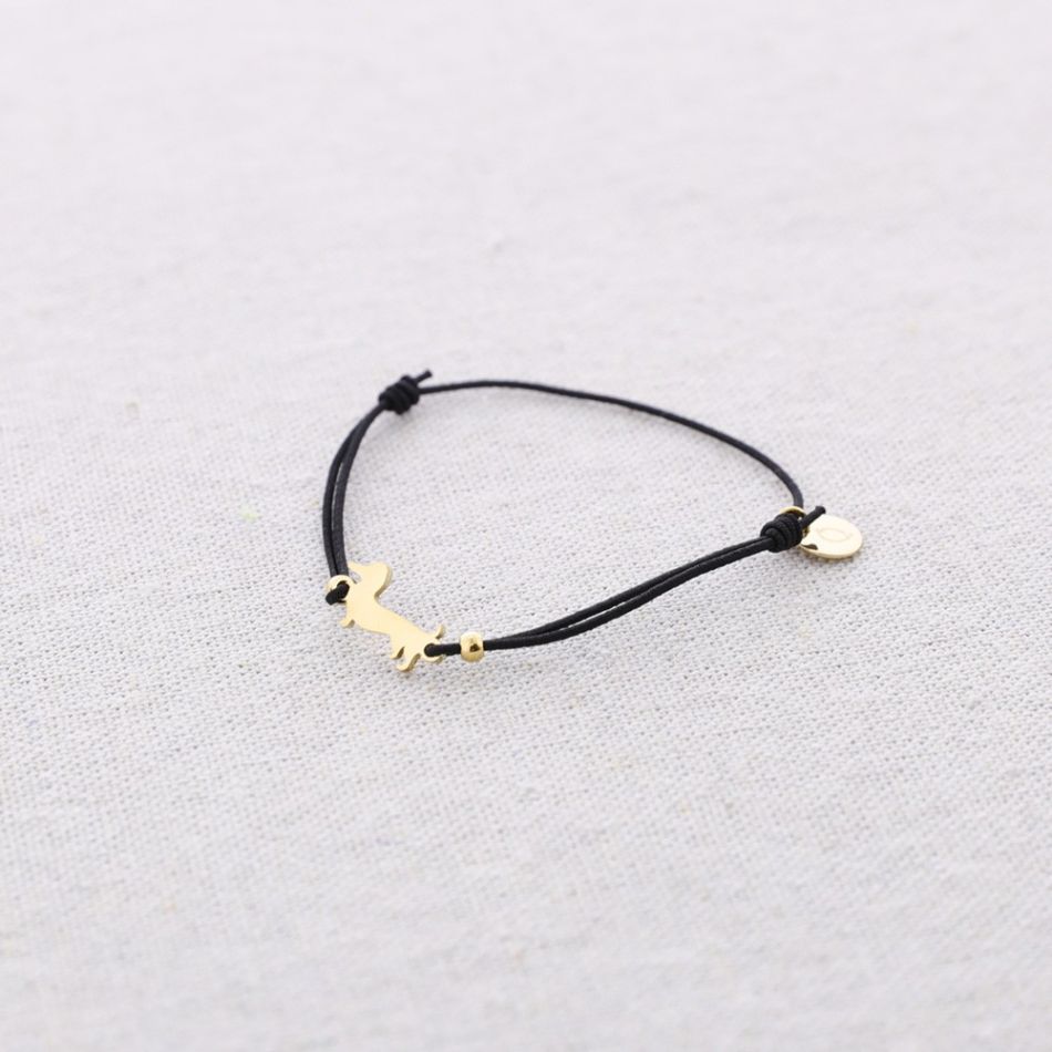 ELASTIC STEEL PUPPY BRACELET