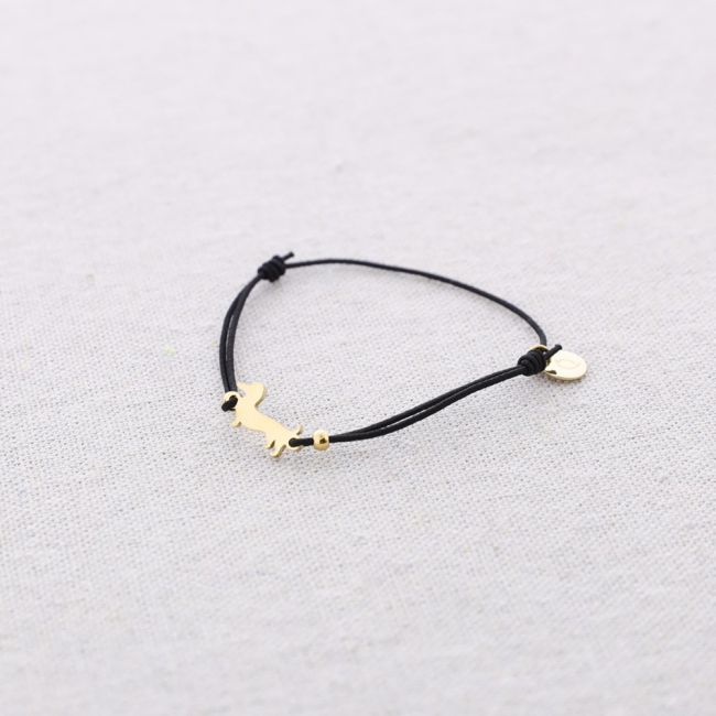 ELASTIC STEEL PUPPY BRACELET