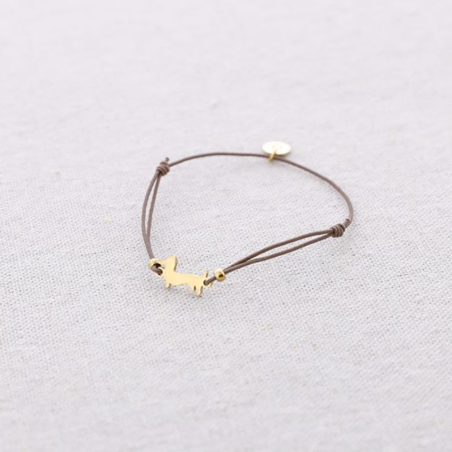 PULSERA ACERO ELÁSTICO PERRITO