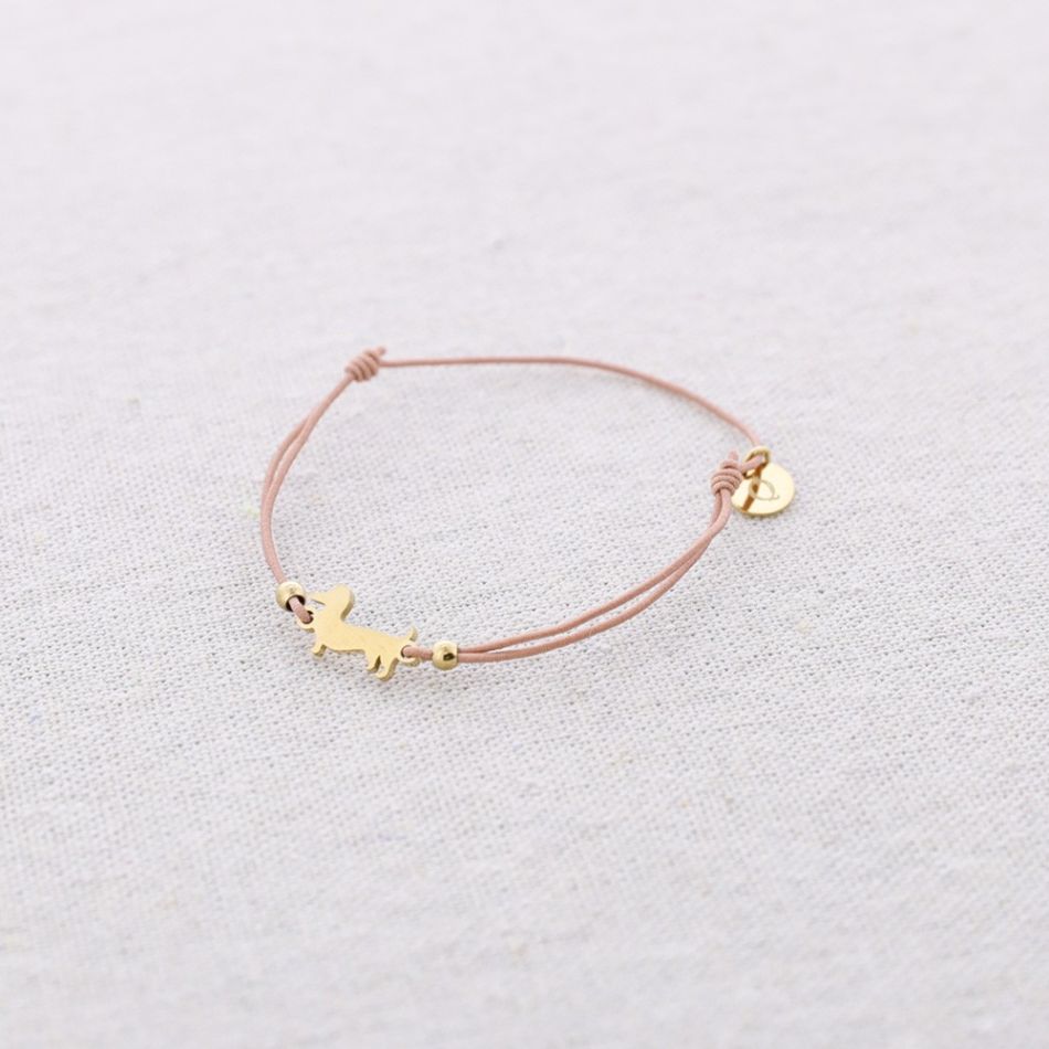 PULSERA ACERO ELÁSTICO PERRITO